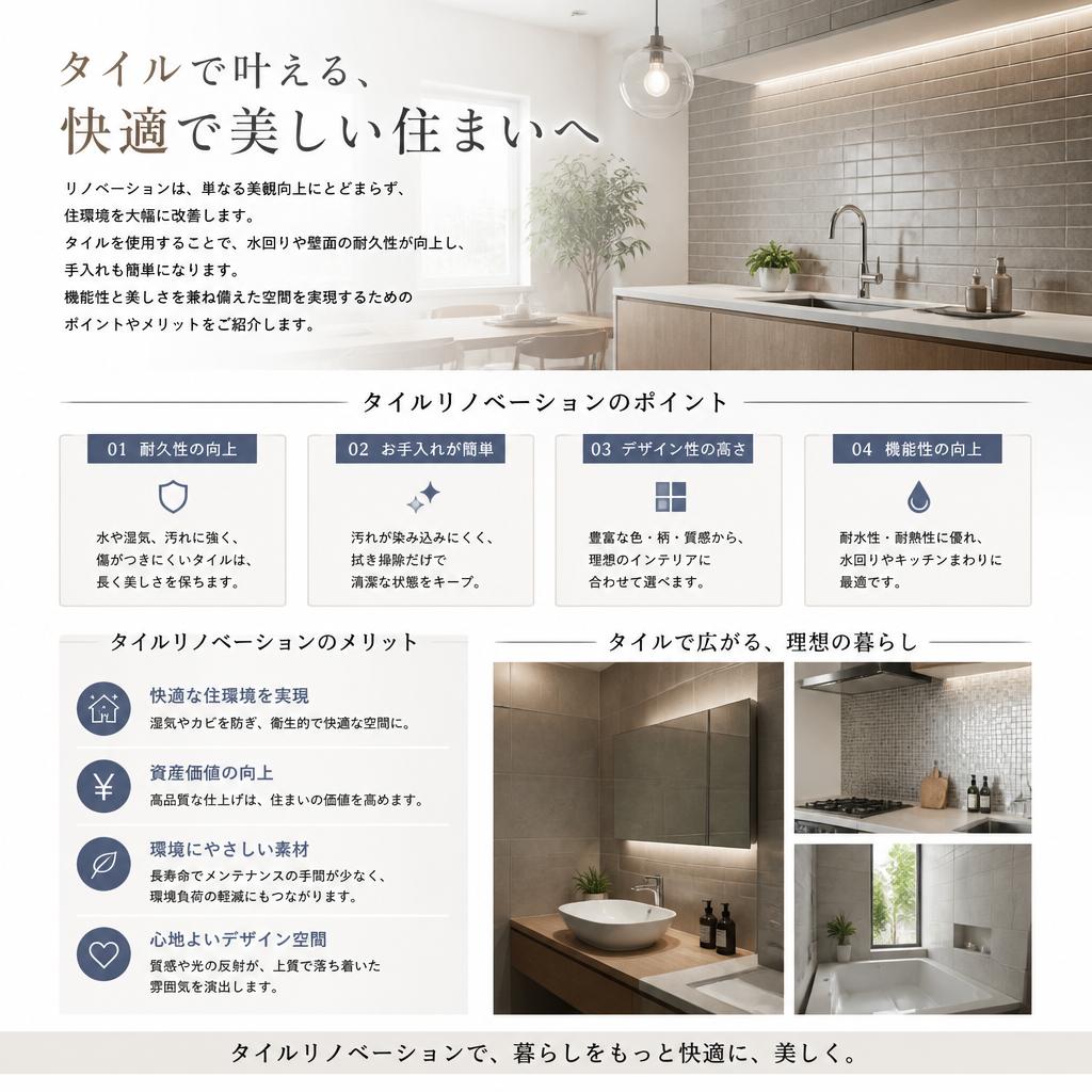 リノベーションで高まる住環境の快適さ