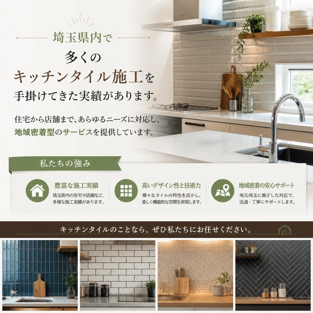 埼玉県内での豊富な施工実績