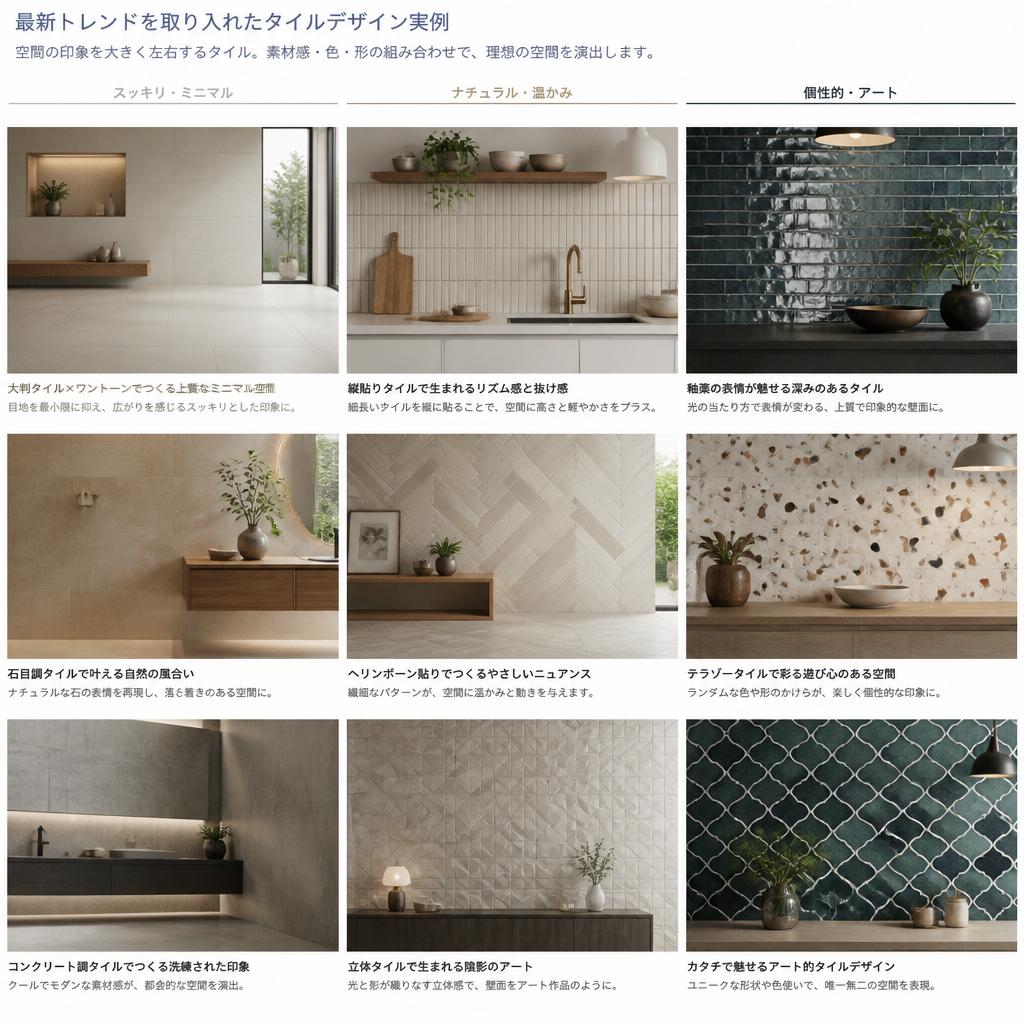 おしゃれなタイルデザインの提案