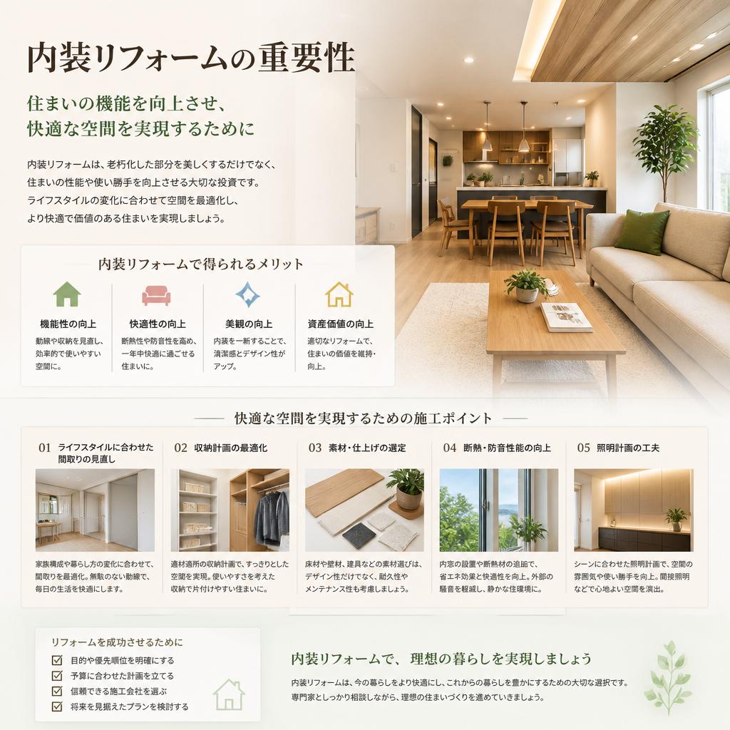 内装リフォームとは何か